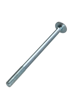 TRCC JAPY tête ronde collet carré M16X150 Filetage partiel Acier zingué
