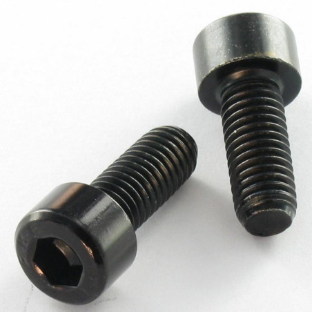 1 x Vis métaux CHC BTR M12X35 Filetage total Classe 8.8 Clé de 10 HC10 Acier zingué noir