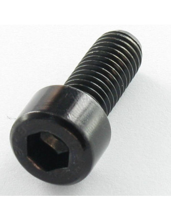 Vis métaux CHC BTR M12X35 Filetage total Classe 8.8 Clé de 10 HC10 Acier zingué noir