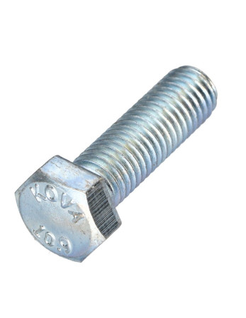 Vis métaux Tête hexagonale TH Pas Gauche M12X60 Classe 10.9 acier geomet