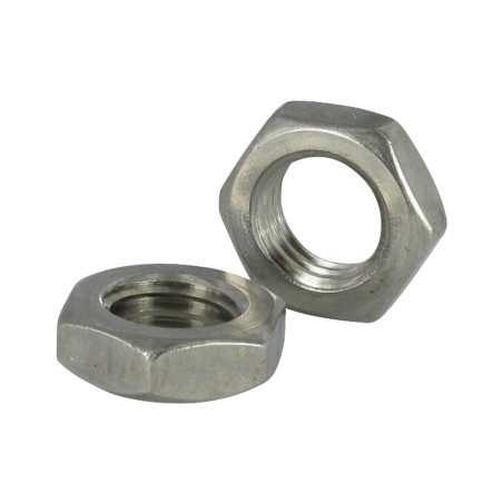 1 x Ecrou Hexagonal HU Pas Gauche M24 Inox A2