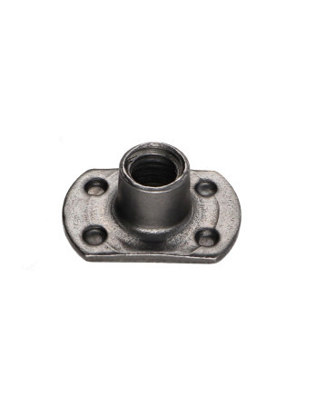 Ecrou cylindrique à souder Bossage extérieur M10 26X18 hauteur 12 Acier brut