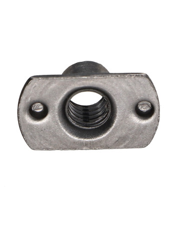 Ecrou cylindrique à souder Bossage intérieur M4 17X9 hauteur 6 Acier brut
