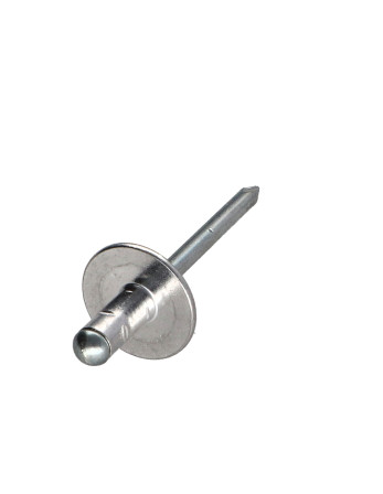 Rivet aveugle Aluminium Tige acier 4.8X17 Tête large Multi-serrage POLYGRIP