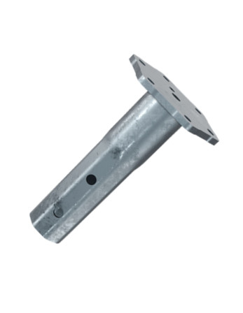 Tête vis de fondation 76X3.6XM16 Forte tenue à la corrosion Acier galvanisé à chaud