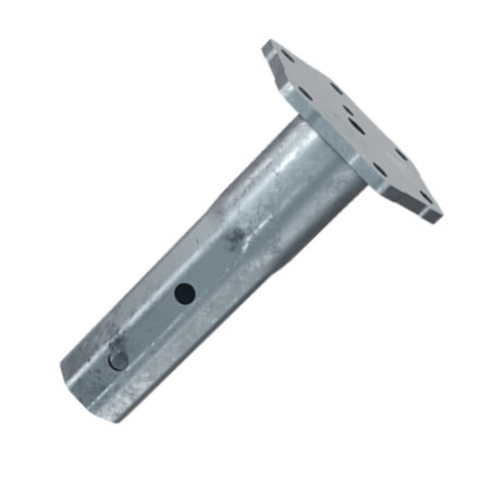 1 x Tête vis de fondation 76X3.6XM16 Forte tenue à la corrosion Acier galvanisé à chaud