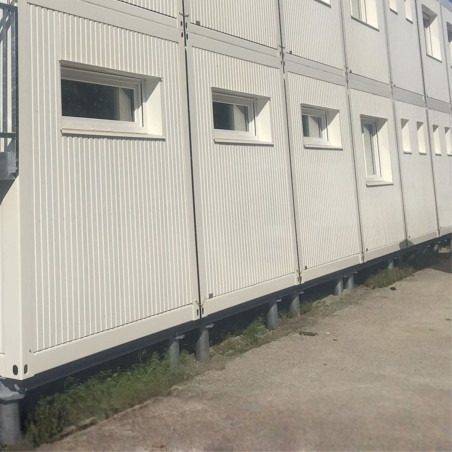 1 x Extension pour vis de fondation 89X5X1500 Forte tenue à la corrosion Acier galvanisé à chaud