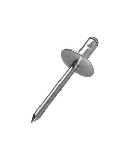 Rivet aveugle Aluminium Tige acier 4X17 Tête large... 2