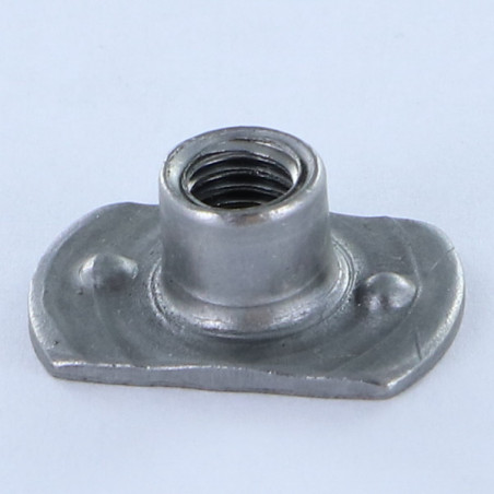 1 x Ecrou cylindrique à souder M8 26X18 hauteur 8 Acier brut