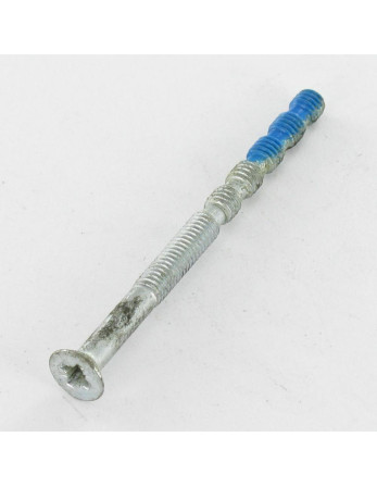 Vis métaux Tête fraisée Pozi N°2 M4X55 Filetée sur 25 SEC Acier zingué Frein filet 15MMBOUT