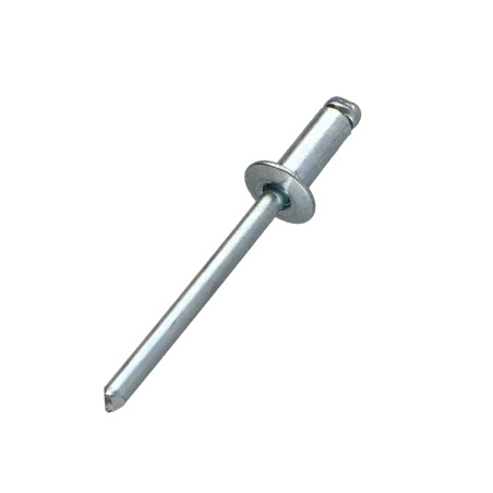 1 x Rivet aveugle tout acier ZING 3.2X16 Epaisseur de serrage 11 à 13 Tête plate