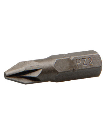 Embout Qualité industrielle 1/4" C6.3 Pozi N°2 Longueur 25