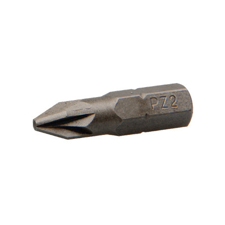 1 x Embout Qualité industrielle 1/4" C6.3 Pozi N°2 Longueur 25