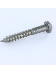 Vis bois Tête ronde TR Fendue 5X35 Acier brut