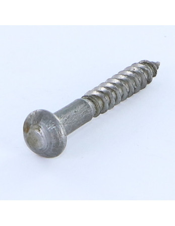 Vis bois Tête ronde TR Fendue 5X35 Acier brut