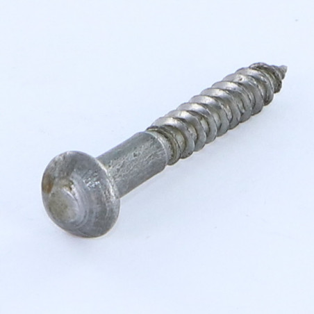 1 x Vis bois Tête ronde TR Fendue 5X35 Acier brut