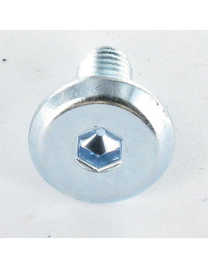 Vis métaux tête plate Clé de 4 HC4 M6X25 Acier zingué 2