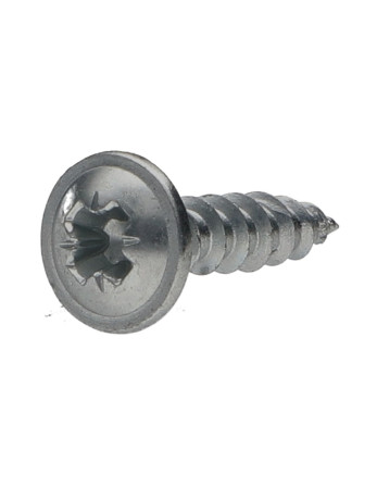 VBA Vis bois agglo Poelier Pozi N°2 3.5X15 Filetage total Diamètre de tête: 8 Acier zingué