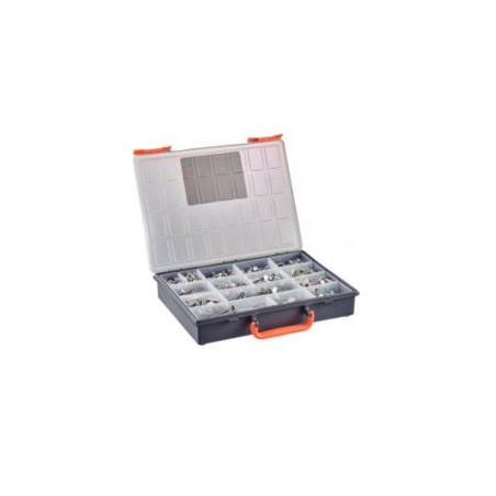 1 x Assortiment de 570 Vis métaux Tête hexagonale TH Filetage total Inox A4