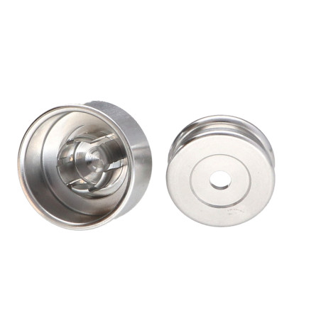 1 x Crochet décoratif Aluminium avec fixation multi-matériaux L'ATTACHANTE