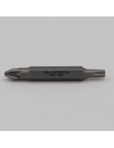 Embout Double Pozi N°2 + TORX T20 Longueur 50