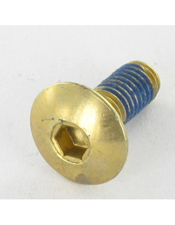 Vis Poelier M6X16 Clé de 4 HC4 Acier laitonne FR