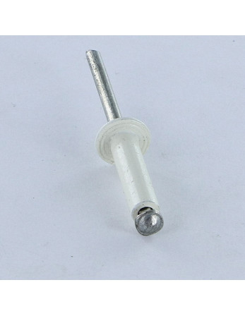 Rivet aveugle éclate GOSTAR Aluminium Tige acier Tête Ronde Standard 4X16 RAL9003 blanc de sécurité