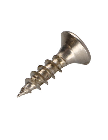 VBA Vis bois agglo Tête fraisée Pozi N°2 4X16 Filetage total Acier chrome