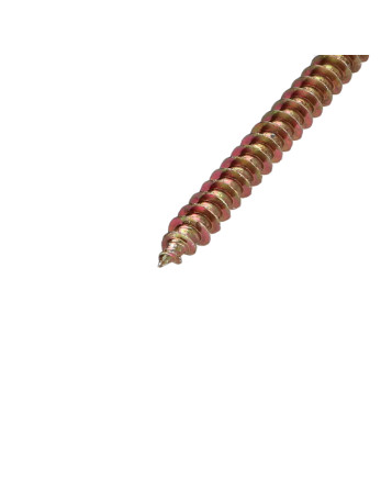 VBA Vis bois agglo Tête fraisée Pozi N°2 4.5X70 Percée Bichromaté