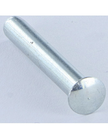 Rivet à frapper Tête goutte de suif 3.65X4.5 Bout téton Téton Acier zingué