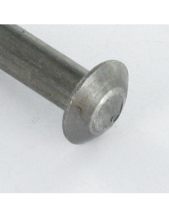 Rivet à frapper Tête goutte de suif 5X30.5 Diamètre de tête: 7 Acier brut