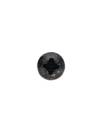 VBA Vis bois agglo Tête ronde TR Pozi N°2 5X45 Acier zingué noir