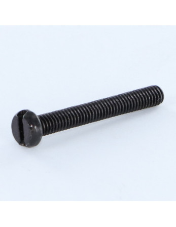 Vis métaux Tête cylindrique TC Fendue M4X10 Acier zingué noir