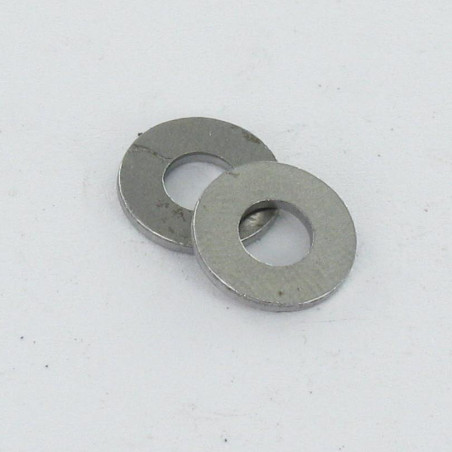 1 x Rondelle Plate M6X12X1.2 Z Acier brut