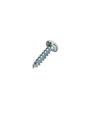 VBA Vis bois agglo Tête ronde TR Pozi N°2 3.5X15 Acier zingué Laqué blanc RAL9010 blanc pur