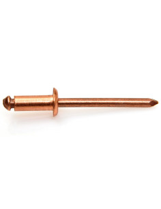 Rivet TRS cuivre tige bronze 3.8X8