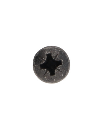 VBA Vis bois agglo Tête ronde TR Pozi N°2 5X60 Acier zingué nickel noir renforcE - Haute tenue à la corrosion