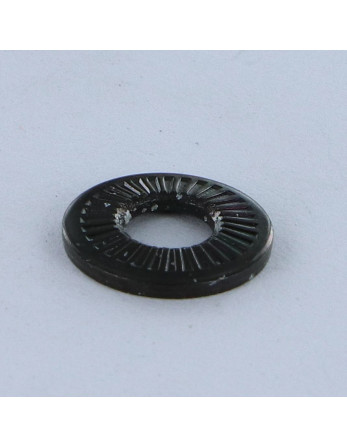 Rondelles contact M3X8X0.6 Acier zingué noir Série M (Moyenne)