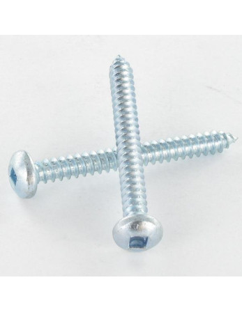 Vis tôle tête cylindrique bombée large Carré 5.5X50 Acier zingué Empreinte carré 3