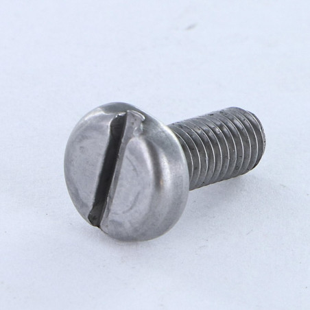 1 x Vis métaux Tête cylindrique large TCL Fendue M1.6X10 Acier brut microvis