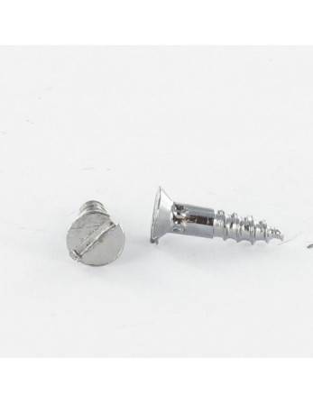 Vis bois Acier chrome Tête fraisée Fendue 3X35 microvis