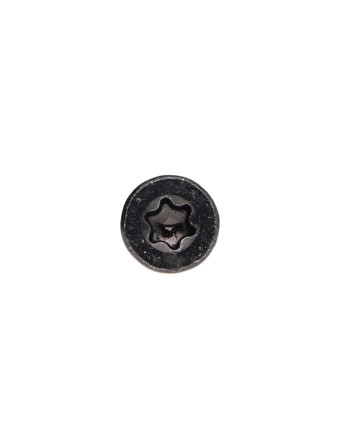 Vis bois TEKOR Tête fraisée Cranté 4X20 TORX T20 Acier zingué noir Filetage total Pointe antifendage type 17