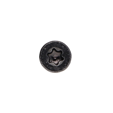 1 x Vis bois TEKOR Tête fraisée Cranté 4X20 TORX T20 Acier zingué noir Filetage total Pointe antifendage type 17