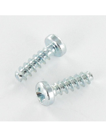 Vis pvc Tête cylindrique bombée TCB Pozi N°2 5X16 Acier zingué
