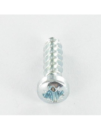Vis pvc Tête cylindrique bombée TCB Pozi N°2 5X16 Acier zingué