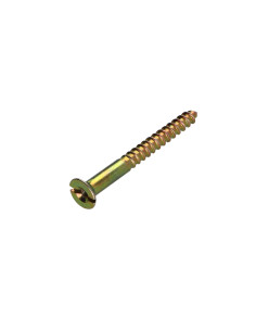 Vis bois Bichromaté 6X60 Percée et taraudée M3 Pas de 60