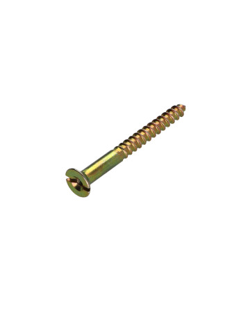 Vis bois Bichromaté 6X60 Percée et taraudée M3 Pas de 60