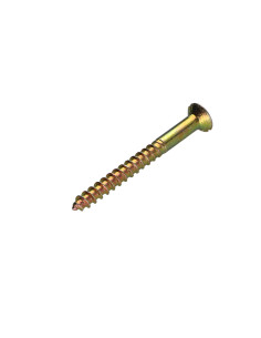 Vis bois Bichromaté 6X60 Percée et taraudée M3 Pas de 60 2