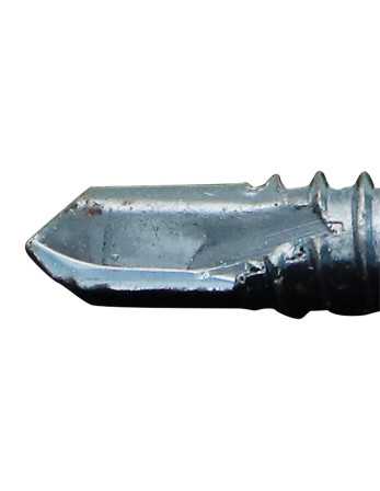 Vis autoperceuse Tête hexagonale TH 6.3X75 Filet tôle Acier zingué LAQ RAL1015 ivoire clair