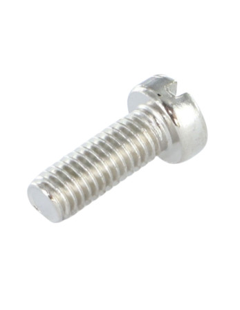Vis métaux Tête cylindrique TC Fendue M2X3.5 Acier brut microvis